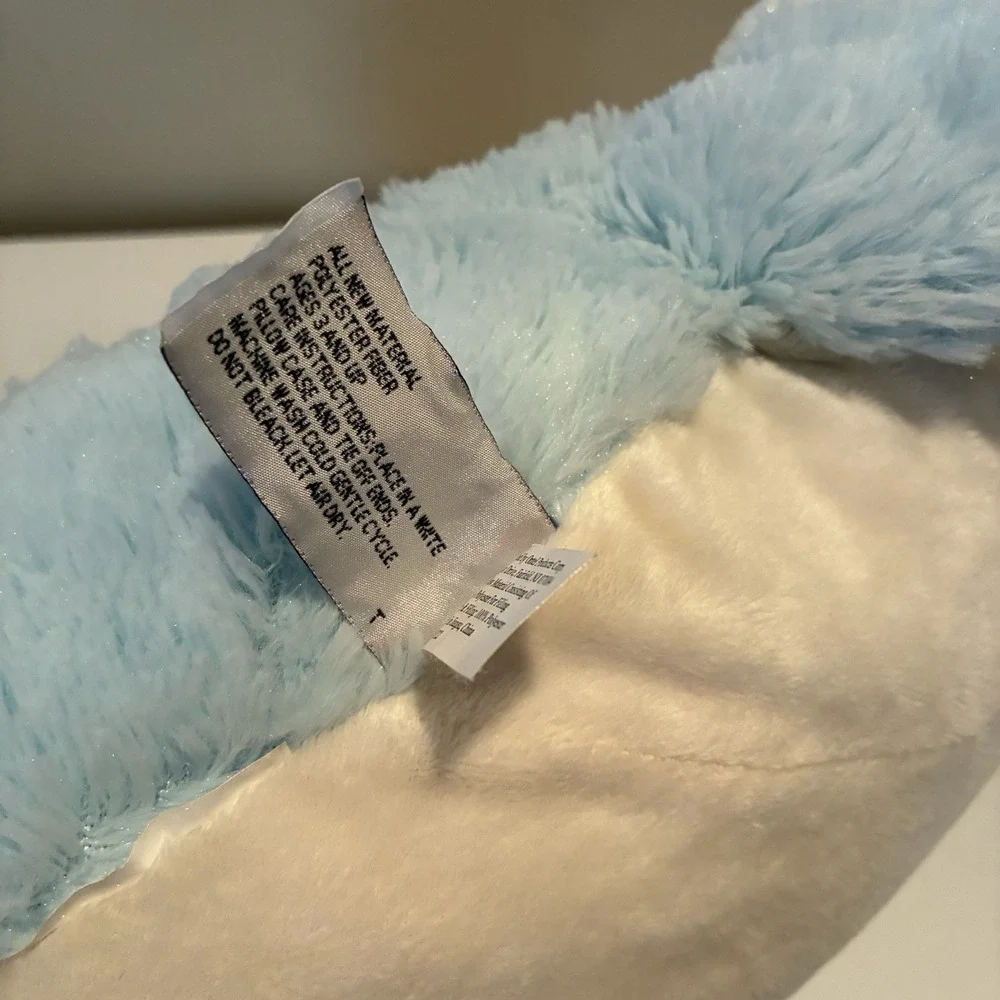 Pillow Pets Originals Blue Dolphin Squeaky 2010 Stuffed Plush Toy Blue‎ Lovey